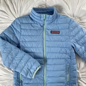 Girls Vineyard Vines Quilted Mountain Weekend Jacket